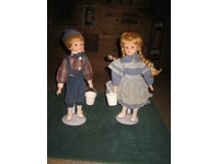 jack and jill porcelain dolls