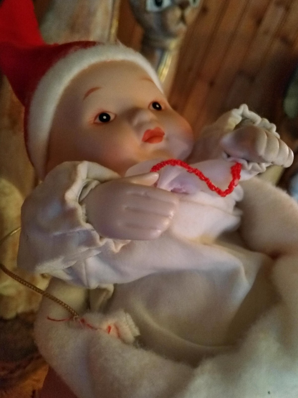 vintage baby in the sock christmas crank music RARE!
