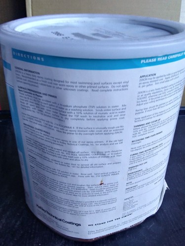 Olympic Zeron Epoxy Pool Coating