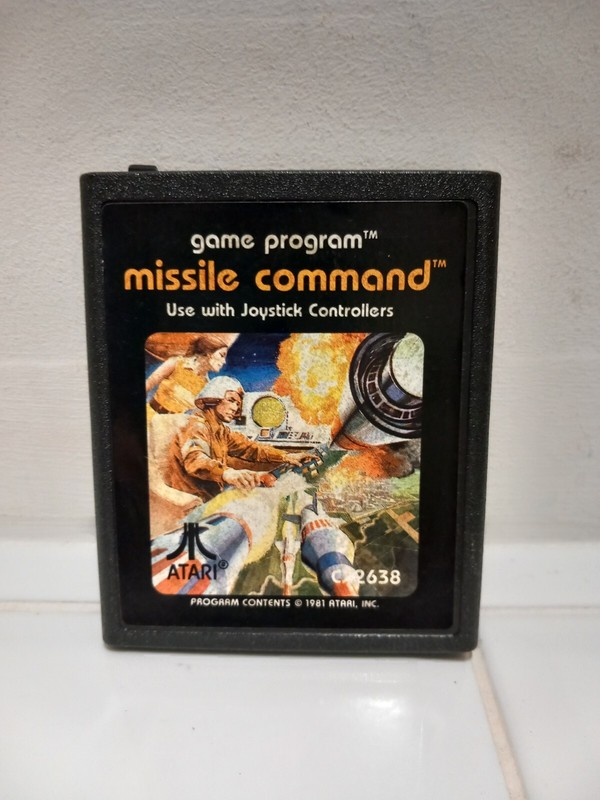 Jeu Atari. Missile Command. 1981.