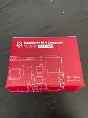   Raspberry Pi 4 Computer Model B 4GB RAM Brand New Ships ASAP