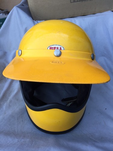 Bell Star Vintage Motorcycle Helmet | Yellow | Bell Star
