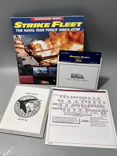 Strike Fleet by Electronic Arts For Apple II+, IIe, IIc
