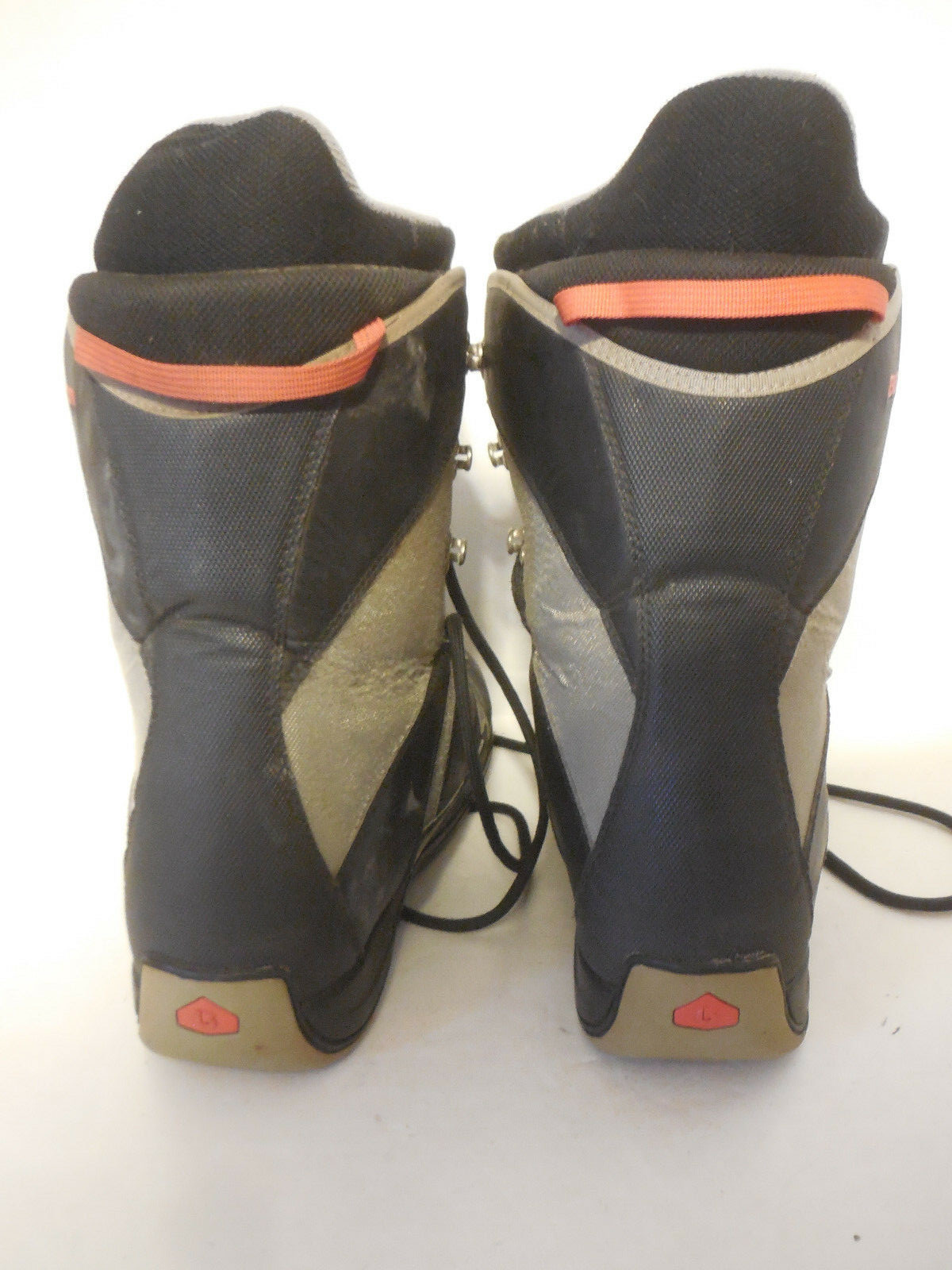 BURTON TRIBUTE Snowboard Boots Black & Gray Mens Size 9.5 Snow Board