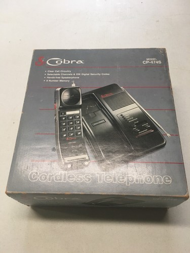 Cobra Model CP-474S Cordless Telephone Vintage