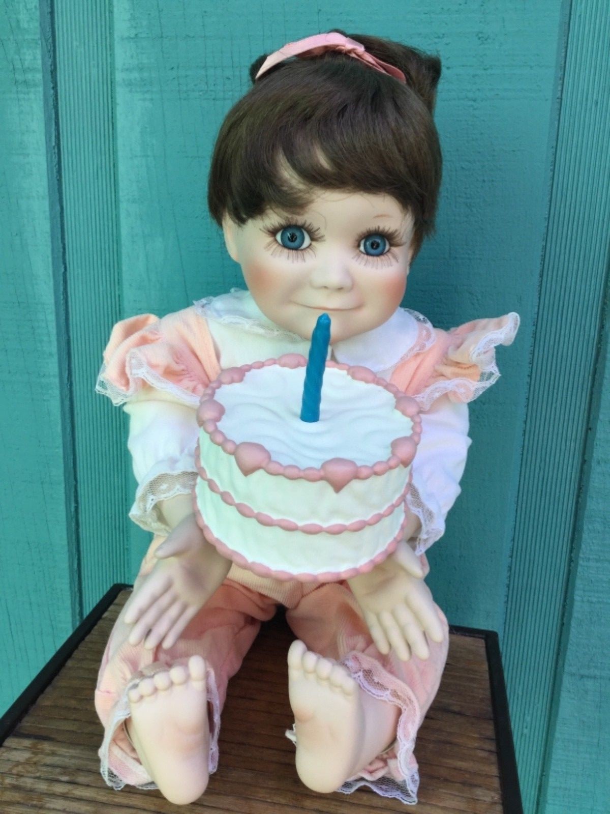 PATTY CAKE BABY DOLL WITH 1ST BIRTHDAY CAKE GEORGETOWN COLLECTION IN BOX NM