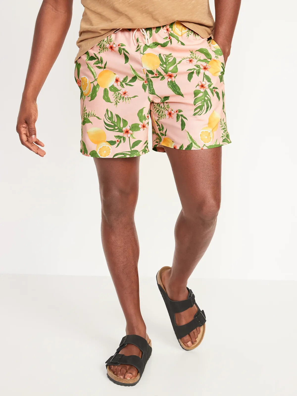 

NWT Old Navy When Life Gives You Lemons Плавки-шорты для плавания 7 дюймов Мужские S