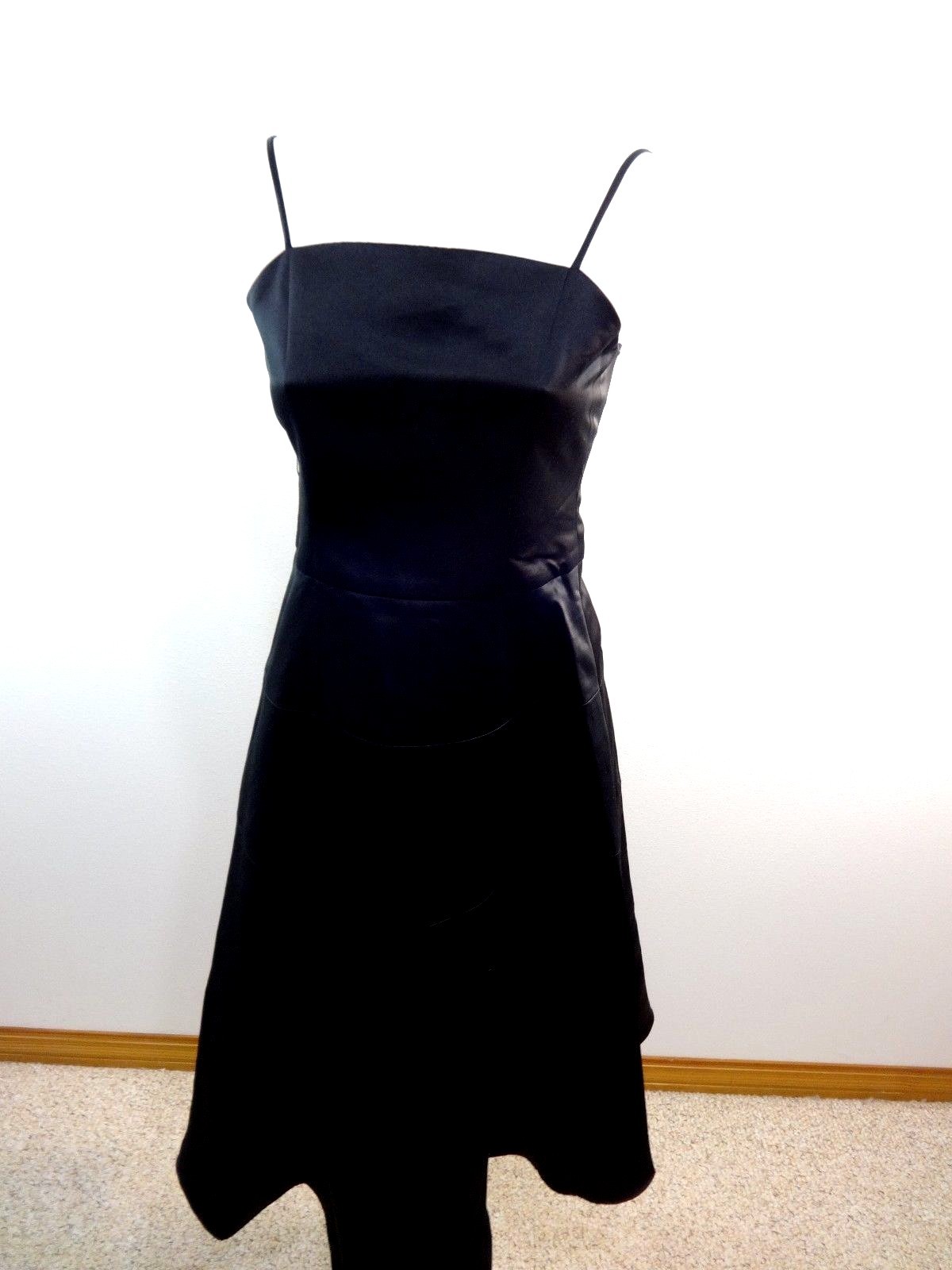 $250 NWT EDEN MAIDS BRIDALS BLACK SATIN JUNIOR BRIDESMAID GIRLS DRESS SIZE  10 | eBay