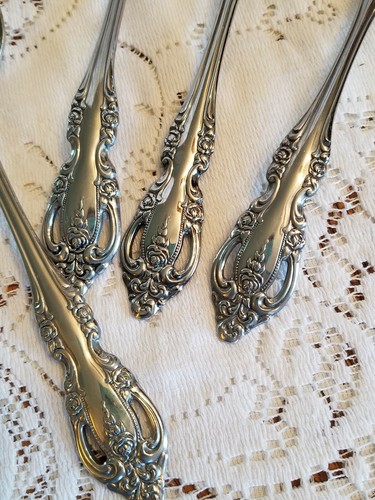 Oneida Community Stainless BRAHMS Casserole Pierced Serving Spoon 2 Gravy Ladles