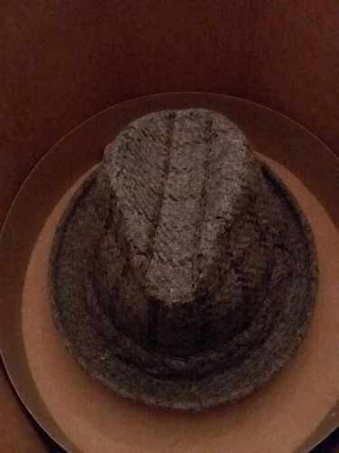 Vintage Knox New York Fedora Hat Wool Tweed Medium 7 - 7 1/4 Dunlap Supreme