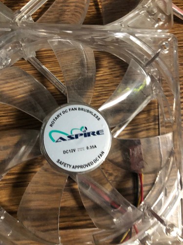 Lot of (4) Computer Fans. 120mm. Used. Great Condition.