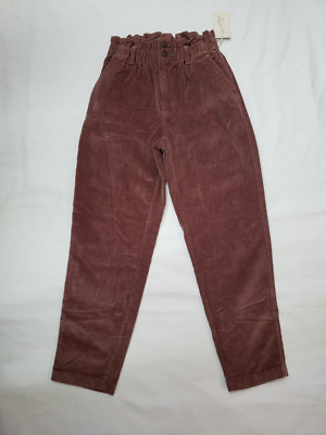 Universal Thread Women's Pink Corduroy Pants, Size 0, NWT SHIPS FREE