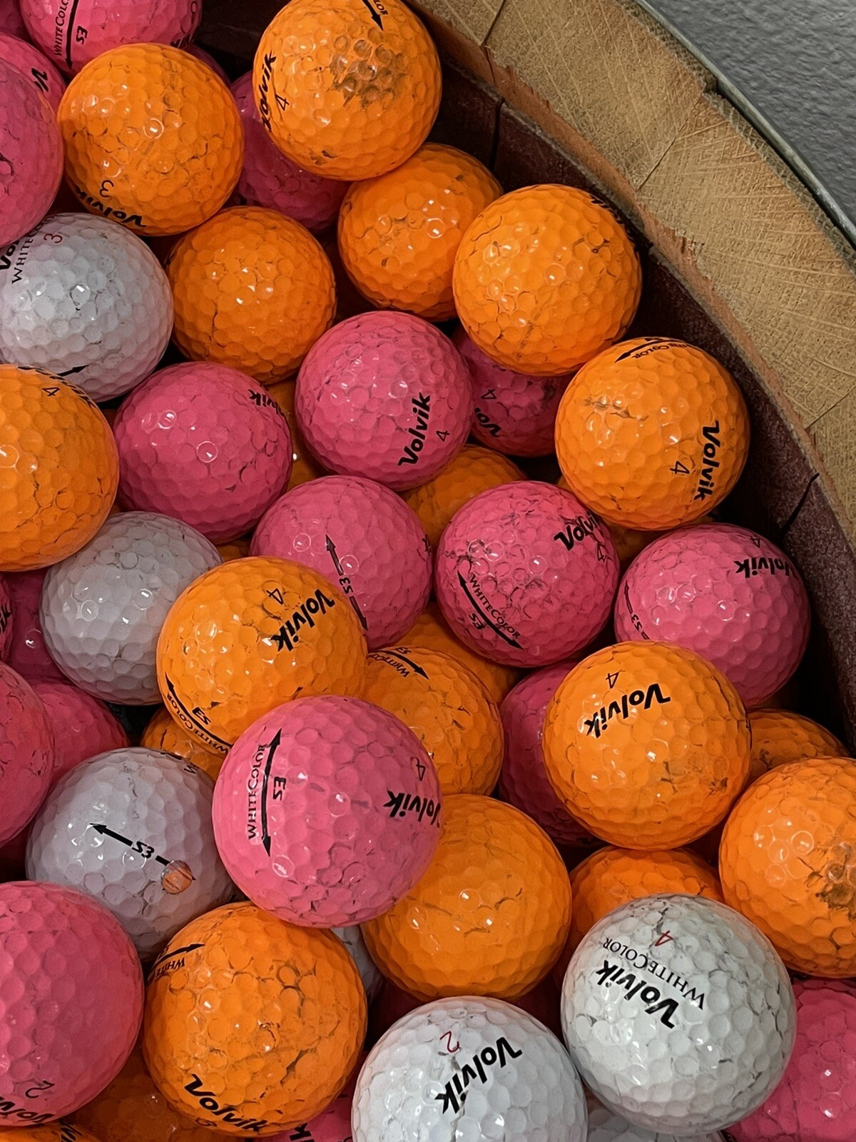 Volvik S3 Tour Performance Urethane Golf Balls Factory Direct Used Event 1 Dozen