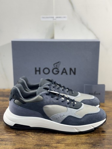 Hogan Hyper Light Sneaker Leather Green Memory Foam Luxury