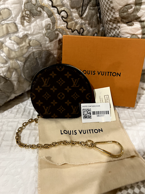 Louis Vuitton Boite Chapeau Coin Purse Monogram Canvas Micro Black