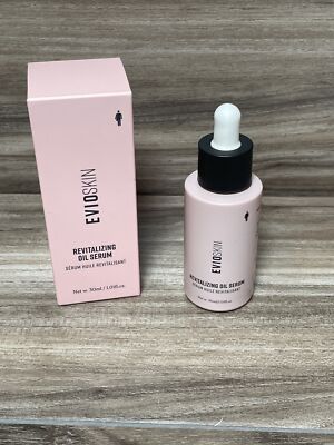 Evio Skin Revitalizing Oil Serum. 30ml/1oz. New In Box.