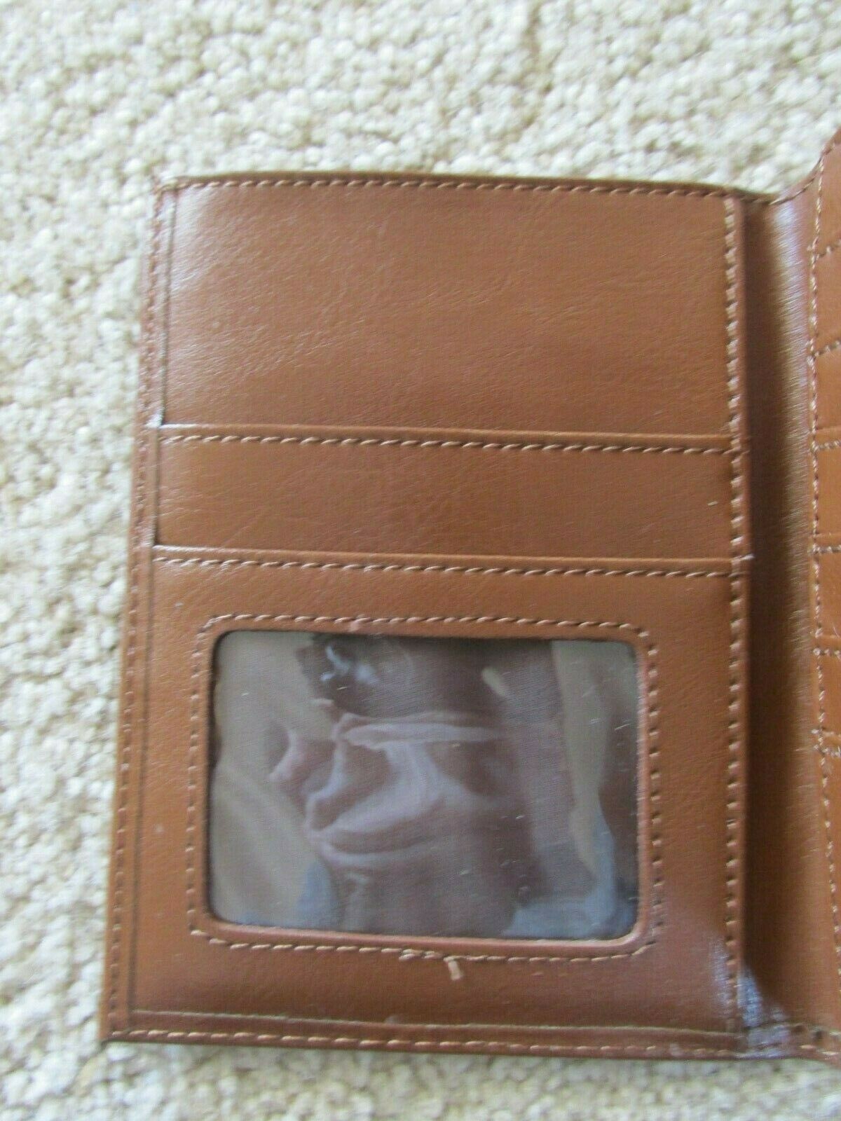 USPS Brown Leather Billfold, Passport Holder   Free Shipping