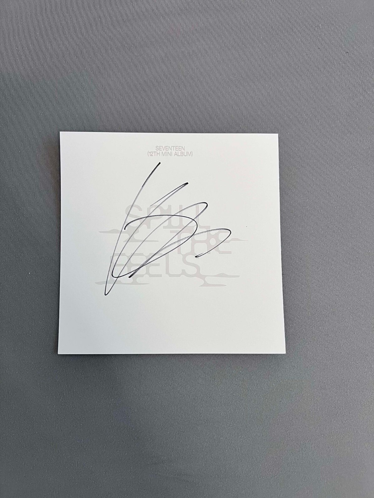 seventeen spill the feels official signed postcard hoshi | eBay