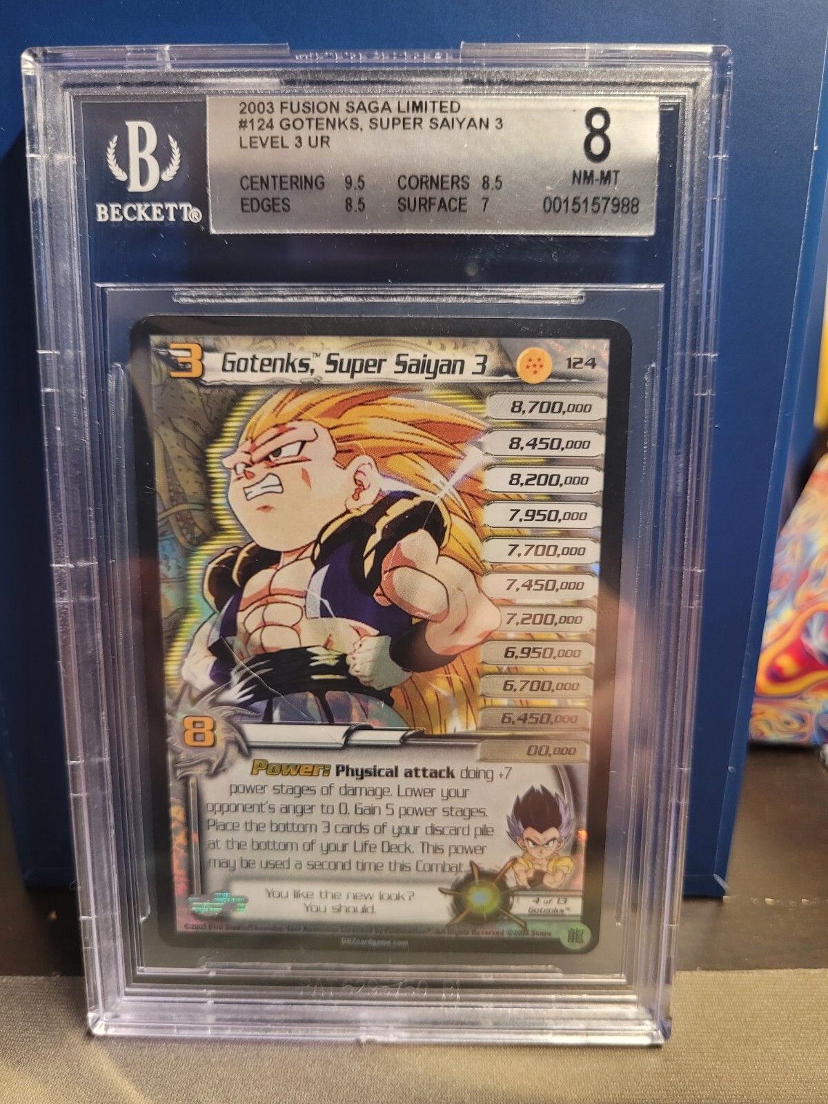 2000枚限定カード　ゴタン Vintage 2000 Score Dragon Ball Z Gohan #P5 Limited Gold Holo