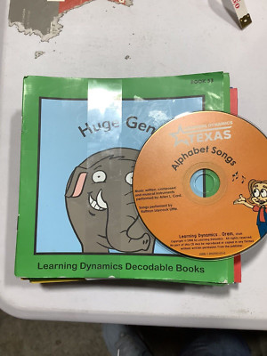 Learning Dynamics Complete 53 Count Set Decodable Books & Alphabet Songs CD NEW