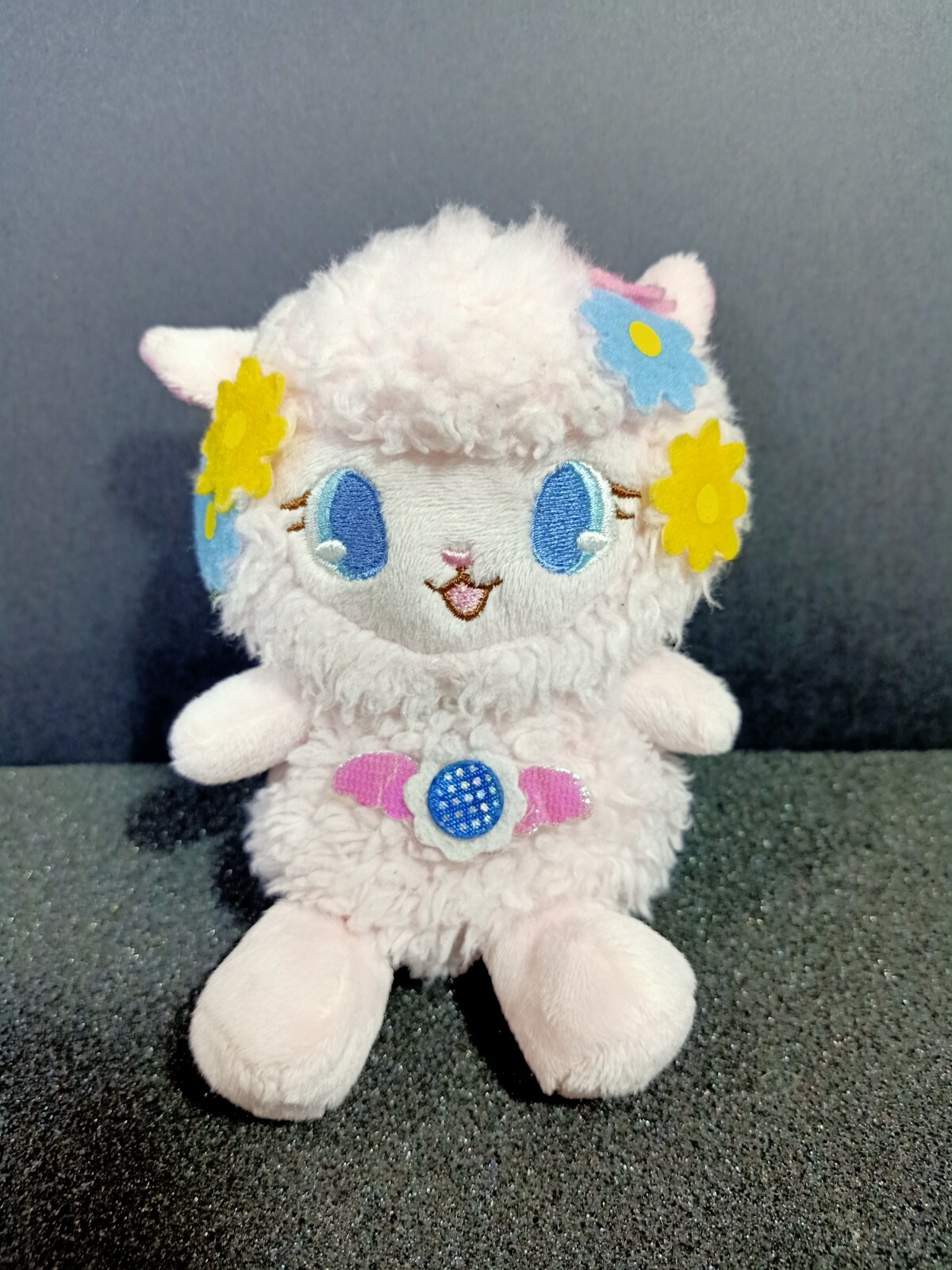 Jewelpet Angela Alpaca Plush Toy Beanie Doll Sanrio Sega