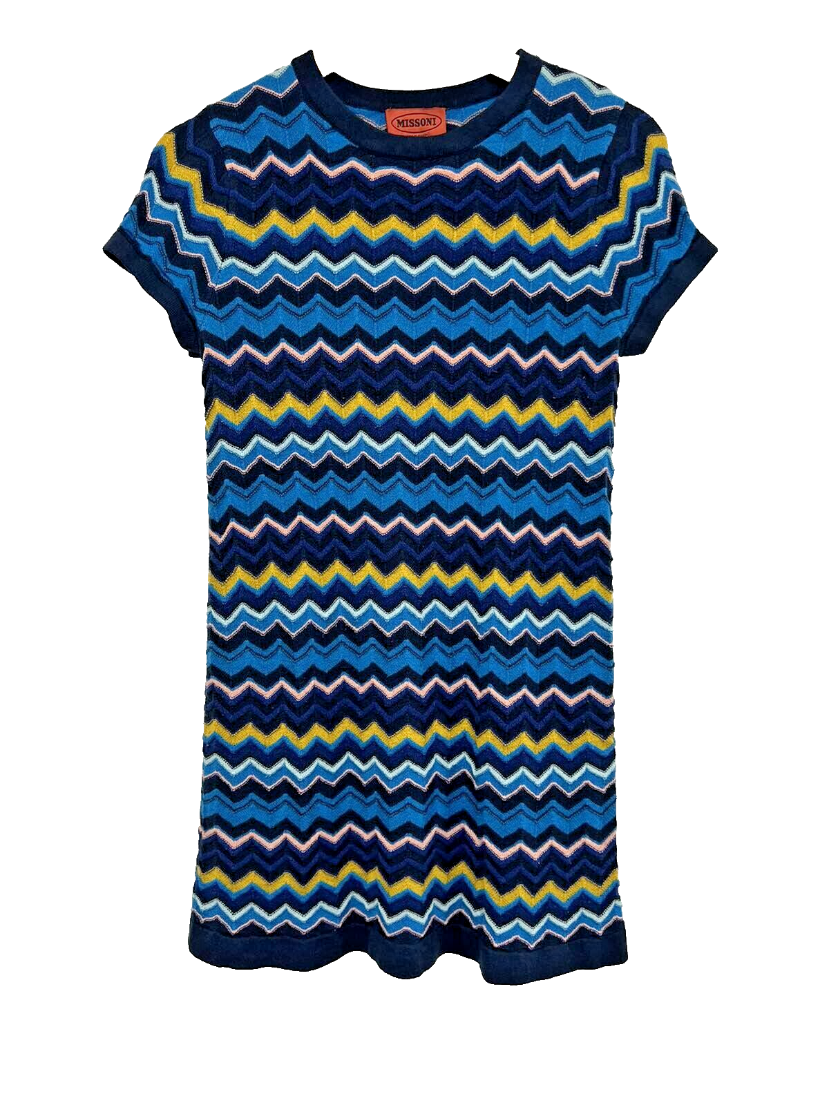 【タグ付】MISSONI　ニットアンサンブル　アシンメトリー　レーヨン　38 タグ付】MISSONI ニットアンサンブル アシンメトリー レーヨン