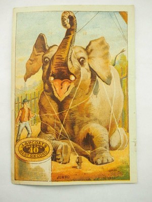 ''Jumbo'' J.&P.Coats Best Six-Cord Spool Cotton Victorian Trade Card