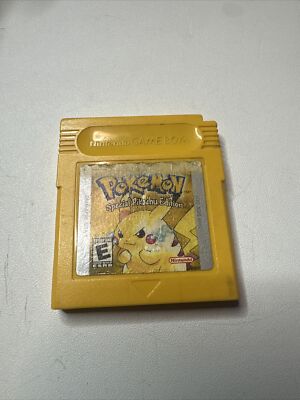 Pokemon Yellow Authentic Gameboy
