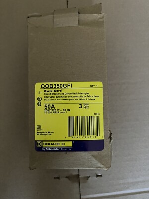 Square D QOB350GFI New