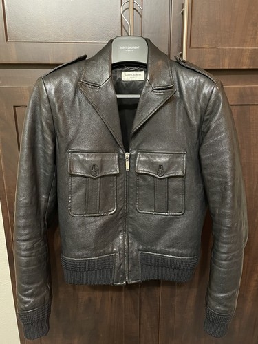 saint laurent military Leather Jacket 44 | eBay saint laurent military Leather Jacket 44 | eBay