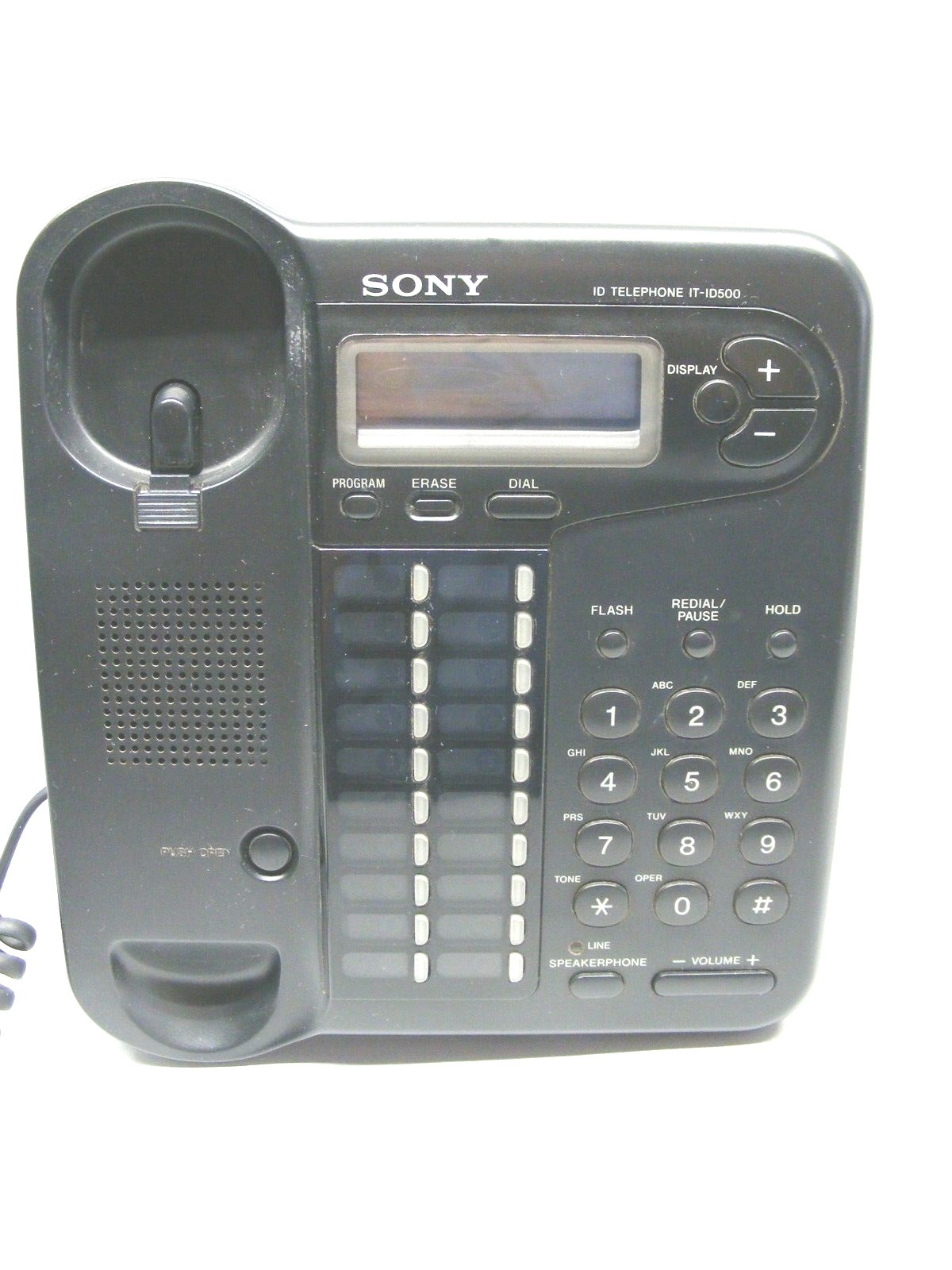 SONY Business Phone IT-ID500 Corded Caller ID Hold Speakerphone 20 Presets