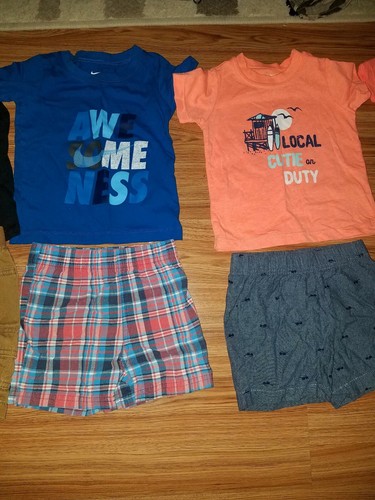 Boys 24 Month Lot 5 Shirts / 5 Shorts