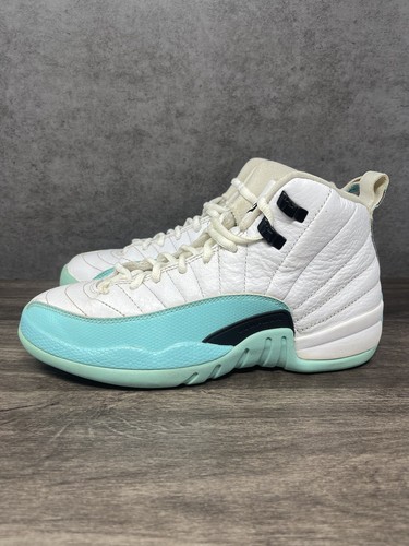 Air Jordan 12 ホワイト/アクア Air Jordan 12 Retro Size 6Y GS / 7.5 Wmns Aqua Teal Light