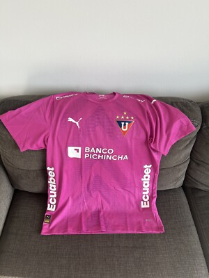 Puma Authentic Ecuador LDU Liga de Quito Goalkeeper Purple Jersey Men s Sz: L