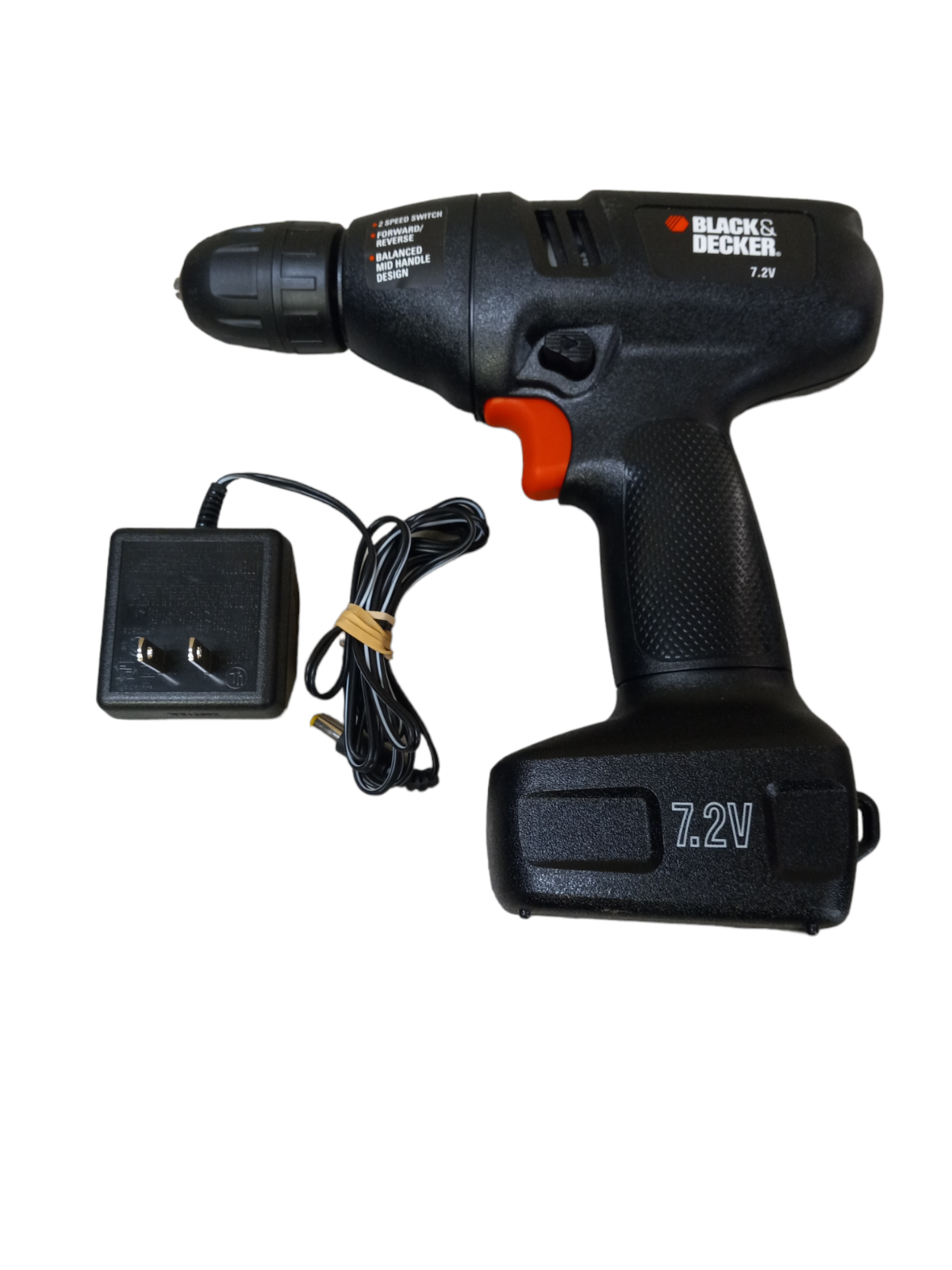 Genuine Black Decker 9099 10mm Type 1 7.2V Forward Reverse Drill w Charger eBay