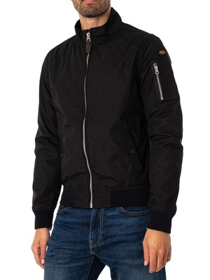 

Мужская куртка Schott Kenny, черная, Черный, KENNY-JACKET