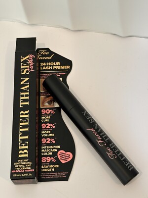Too Faced Better than Sex Foreplay 24-hr Mascara Lash Primer 0.27 oz Full Size