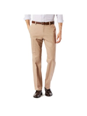 

DOCKERS Мужские бежевые брюки прямого кроя стрейч, Бежевый, 297120001