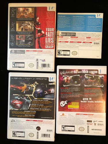 wii lot games Sports, RedSteel, Need For Speed, Guitar hero III