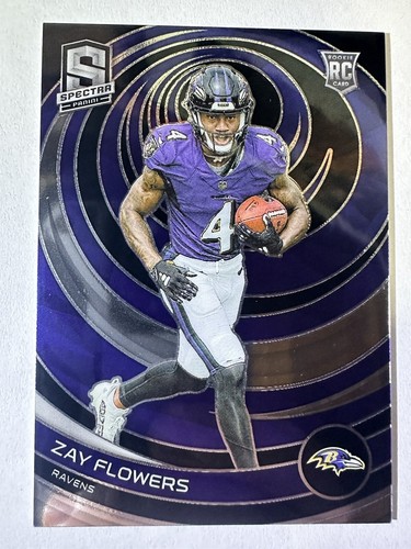 セブンページ Zay Flowers 2023 Panini Luminance Purple Parallel RC #/175