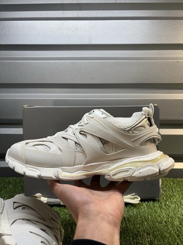 Pre-owned Balenciaga Size 43 (10 Us) -  Track Sneaker ‘ White ‘ | Brand