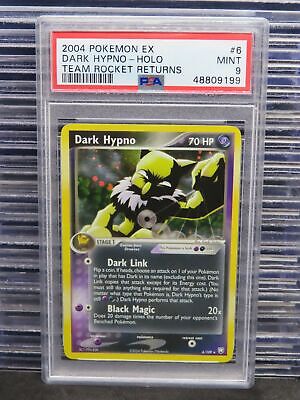 2004 Pokemon TCG EX Team Rocket Returns Dark Hypno Holo Rare #6 PSA 9 MINT V991