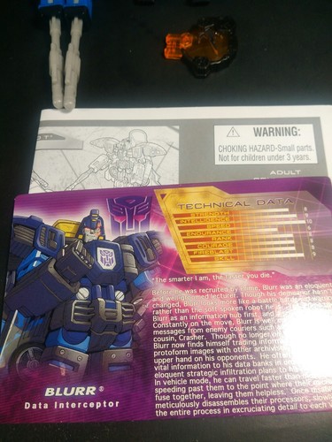 Transformers Botcon 2008 Shattered Glass Sideswipe, Blurr, Rampage Lot