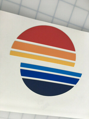  Malibu 5 Inch Printed Decal Boat Logo Large 2552