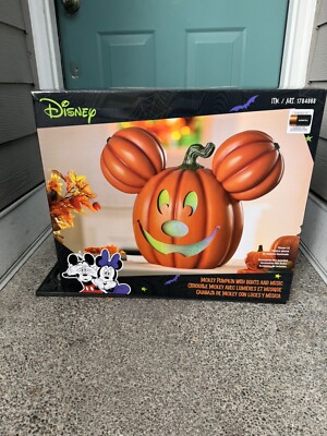 Disney Costco Mickey Pumpkin With Lights/ Music Halloween (Delivers In 2-5 Days)