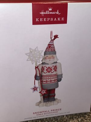 NIB 2023 Hallmark Christmas Ornament SNOWFALL PRINCE #5 NOBLE NUTCRACKERS Series
