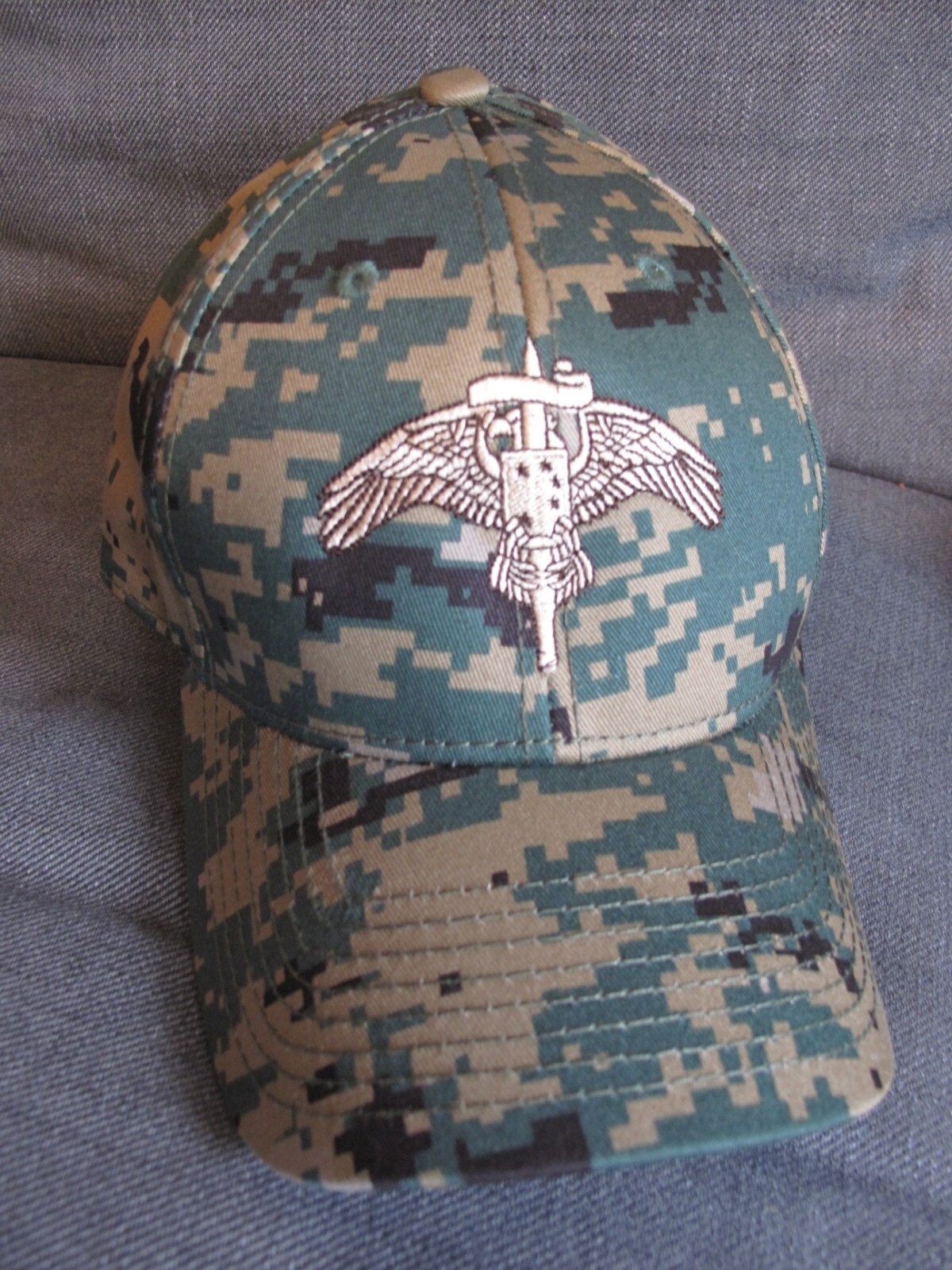 MARSOC Raider Marpat Camo Trucker Cap Hat OSFA Marine Corps