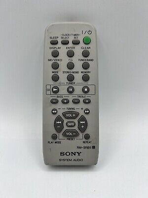 Sony RM-SRB5 Micro Hi-Fi Component Audio Remote Control for CMTRB5 HCDRB5 - OEM