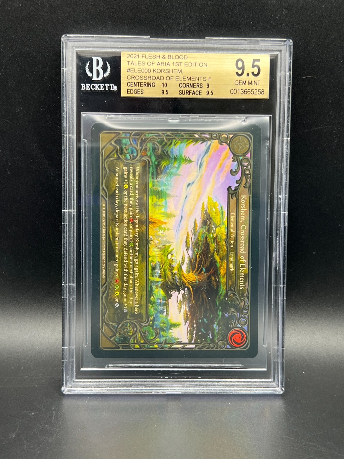 その他 Korshem, Crossroad of Elements ELE UL Flesh & Blood BGS 9.5 Korshem, Crossroad of Elements ELE000