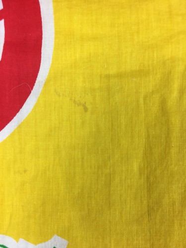 Retro Sleeping Bag Bright Yellow Apples I Like You 70’s Slumber Party